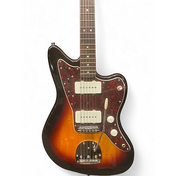 Used Squier Contemporary Jazzmaster 2 Color Sunburst Solid Body Electric Guitar