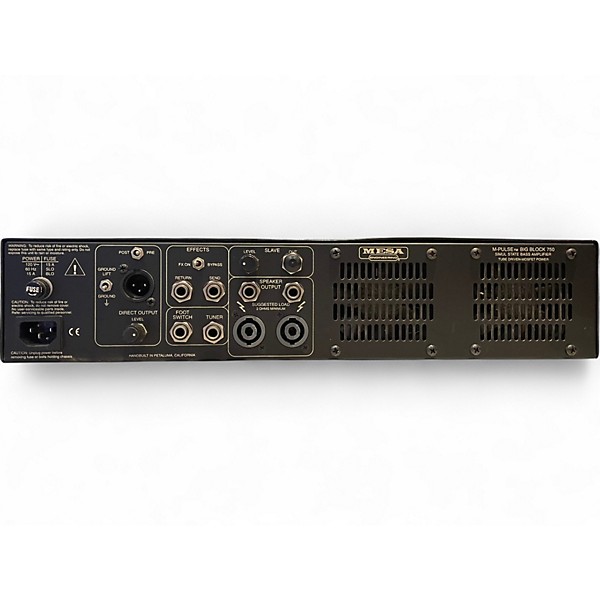 Used MESA/Boogie M-Pulse Big Block 750 Tube Bass Amp Head