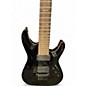 Used Schecter Guitar Research Hellraiser C7 7 String Black Solid Body Electric Guitar