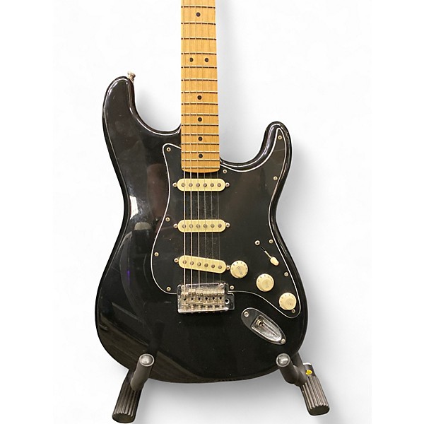 Used Fender Player Stratocaster Black Solid Body Electric Guitar