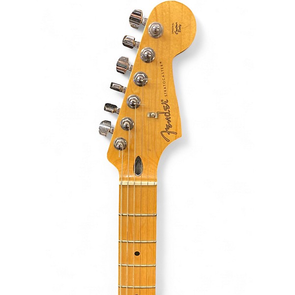 Used Fender Player Stratocaster Black Solid Body Electric Guitar