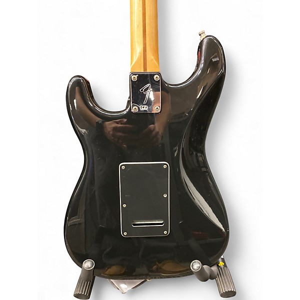 Used Fender Player Stratocaster Black Solid Body Electric Guitar