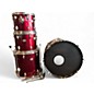Used Sunlite 4 Piece 4-PIECE KIT Candy Apple Red Drum Kit thumbnail
