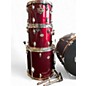Used Sunlite 4 Piece 4-PIECE KIT Candy Apple Red Drum Kit