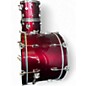 Used Sunlite 4 Piece 4-PIECE KIT Candy Apple Red Drum Kit