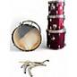Used Percussion Plus 4 Piece 4-PIECE KIT Candy Apple Red Drum Kit
