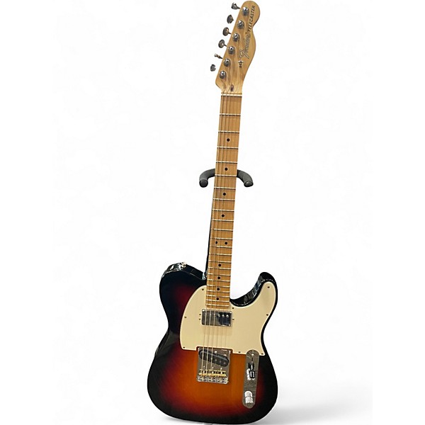 Used Fender American Performer Telecaster Hum 3 Tone Sunburst Solid Body Electric Guitar