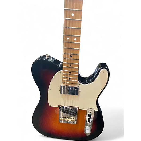 Used Fender American Performer Telecaster Hum 3 Tone Sunburst Solid Body Electric Guitar