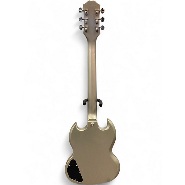 Used Epiphone SG TV Silver Solid Body Electric Guitar