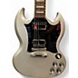 Used Epiphone SG TV Silver Solid Body Electric Guitar
