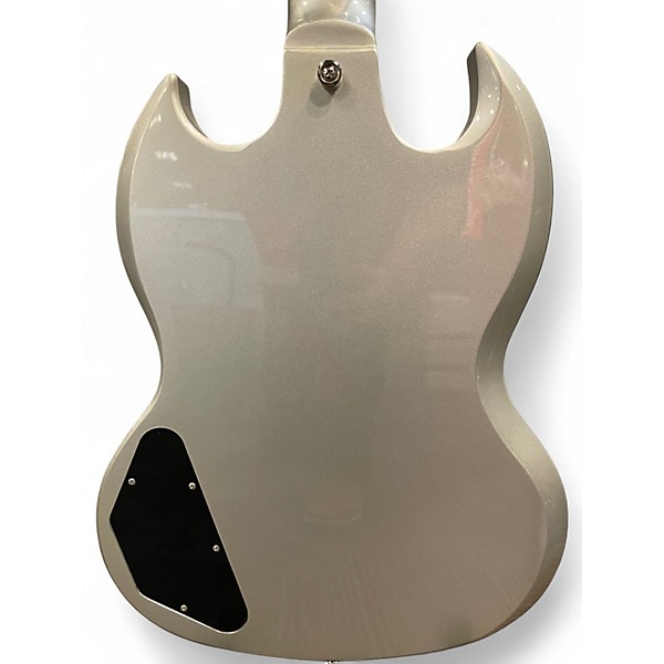 Used Epiphone SG TV Silver Solid Body Electric Guitar