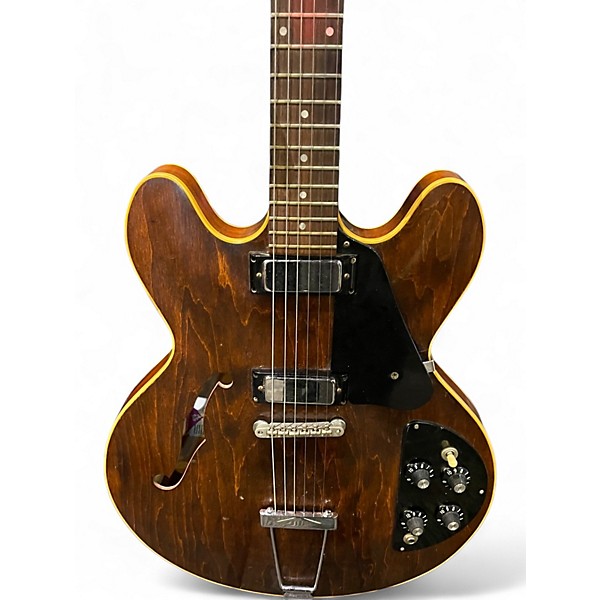 Vintage 1970s Gibson ES325 Walnut Hollow Body Electric Guitar