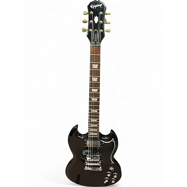 Used 2020s Epiphone SG Black Solid Body Electric Guitar