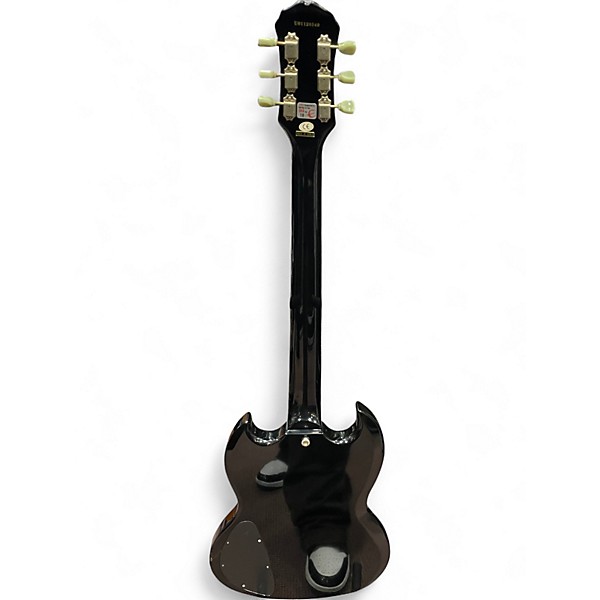 Used 2020s Epiphone SG Black Solid Body Electric Guitar