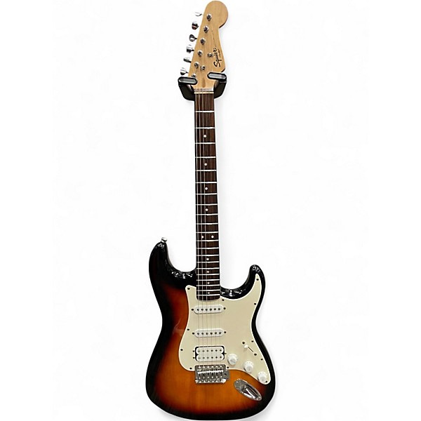 Used Squier Bullet Stratocaster HSS Sunburst Solid Body Electric Guitar
