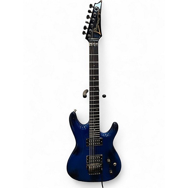 Used Ibanez JS1000 Joe Satriani Signature BURNT TRANSPARENT BLUE Solid Body Electric Guitar