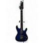 Used Ibanez JS1000 Joe Satriani Signature BURNT TRANSPARENT BLUE Solid Body Electric Guitar thumbnail