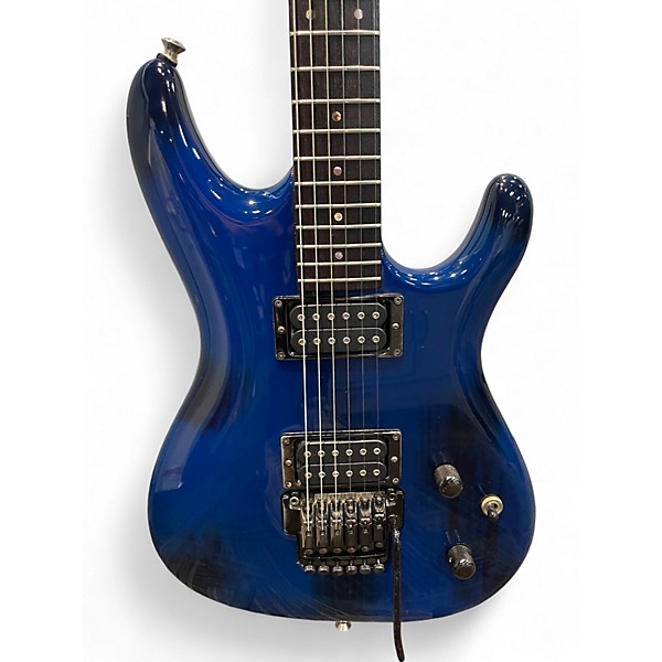 Used Ibanez JS1000 Joe Satriani Signature BURNT TRANSPARENT BLUE Solid Body Electric Guitar