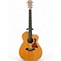 Used Taylor 214CEG Natural Acoustic Electric Guitar thumbnail
