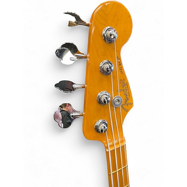 Used Fender American Professional II Jazz Bass Natural Electric Bass Guitar