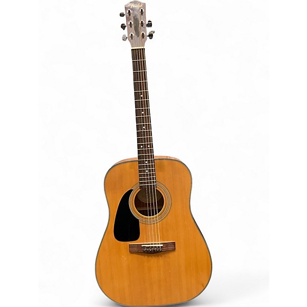 Used Fender DG10 Left Handed Natural Acoustic Guitar