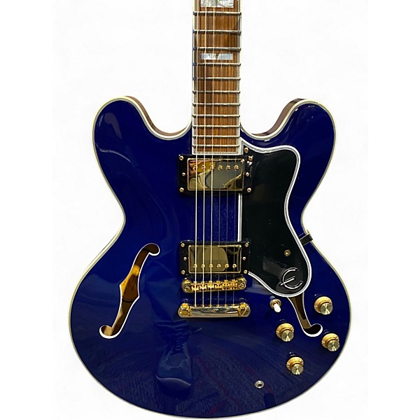 Used Epiphone Sheraton II Pro Midnight Sapphire Hollow Body Electric Guitar