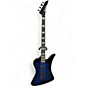Used Jackson JS Series Kelly Bird JS3Q Trans Blue Burst Electric Bass Guitar thumbnail