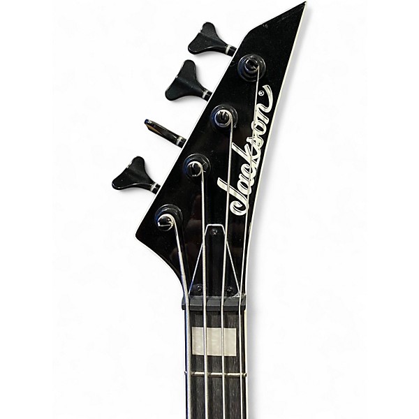 Used Jackson JS Series Kelly Bird JS3Q Trans Blue Burst Electric Bass Guitar