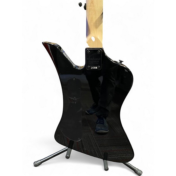 Used Jackson JS Series Kelly Bird JS3Q Trans Blue Burst Electric Bass Guitar