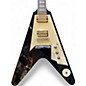 Used Cozart FLYING V Black Solid Body Electric Guitar