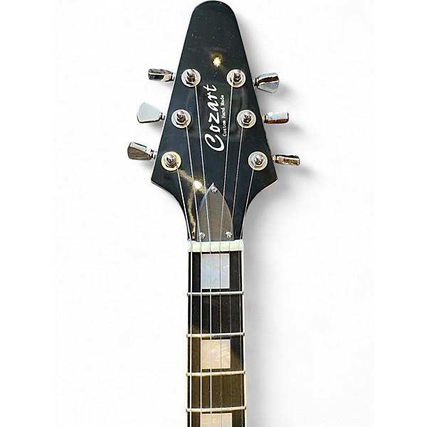 Used Cozart FLYING V Black Solid Body Electric Guitar