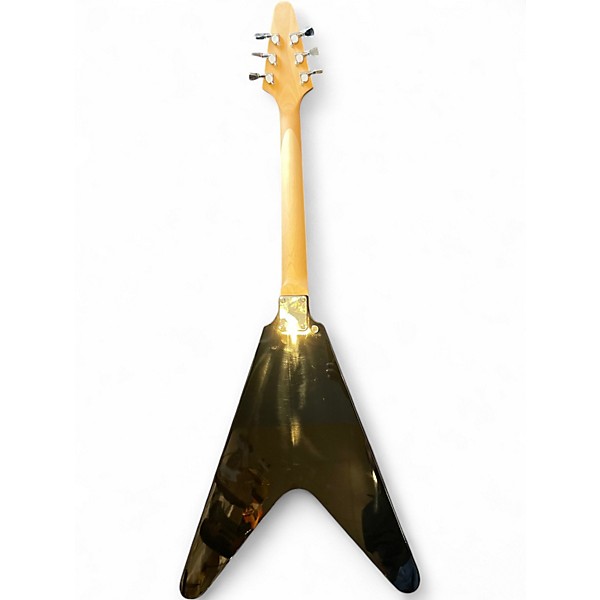 Used Cozart FLYING V Black Solid Body Electric Guitar