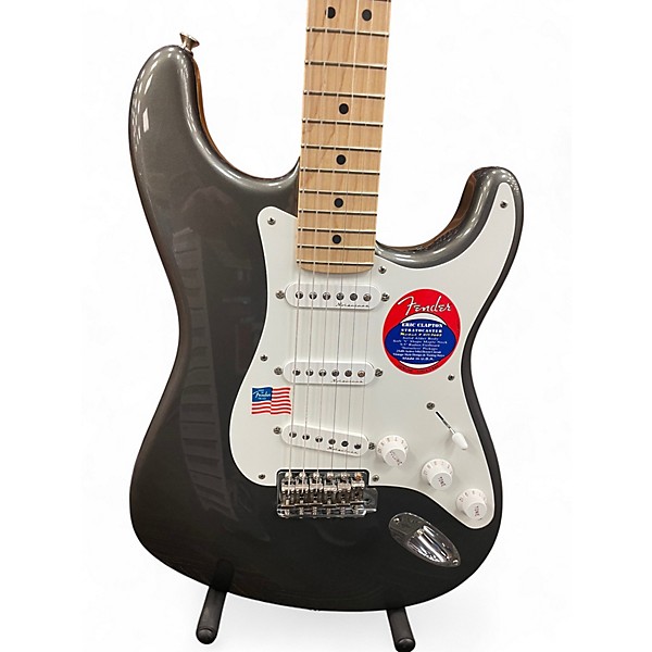 Used 2006 Fender Eric Clapton Signature Stratocast Black Solid Body Electric Guitar