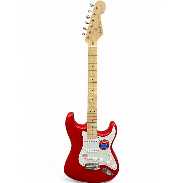 Used 2006 Fender Eric Clapton Signature Stratocast Torino Red Solid Body Electric Guitar