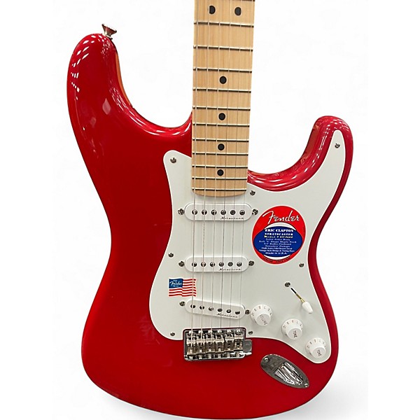 Used 2006 Fender Eric Clapton Signature Stratocast Torino Red Solid Body Electric Guitar