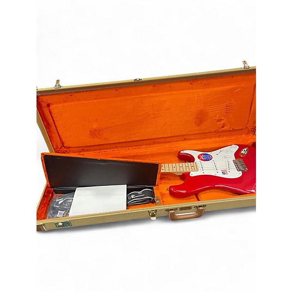 Used 2006 Fender Eric Clapton Signature Stratocast Torino Red Solid Body Electric Guitar
