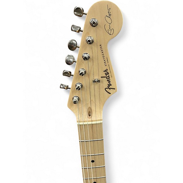 Used Fender Eric Clapton Signature Stratocast Olympic White Solid Body Electric Guitar