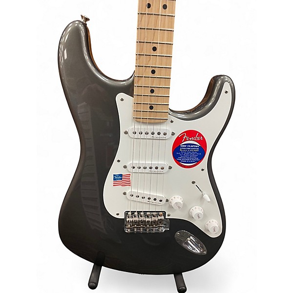 Used 2006 Fender Eric Clapton Signature Stratocast Pewter Solid Body Electric Guitar