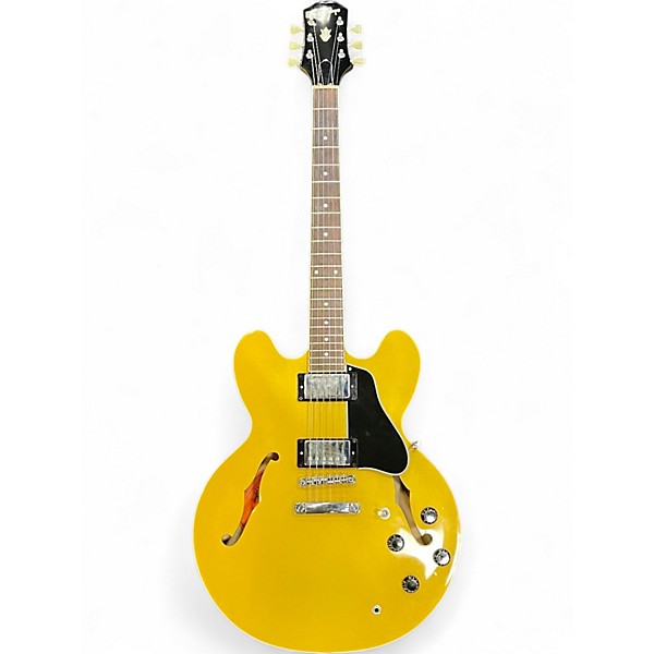 Used Epiphone ES355 Gold Hollow Body Electric Guitar