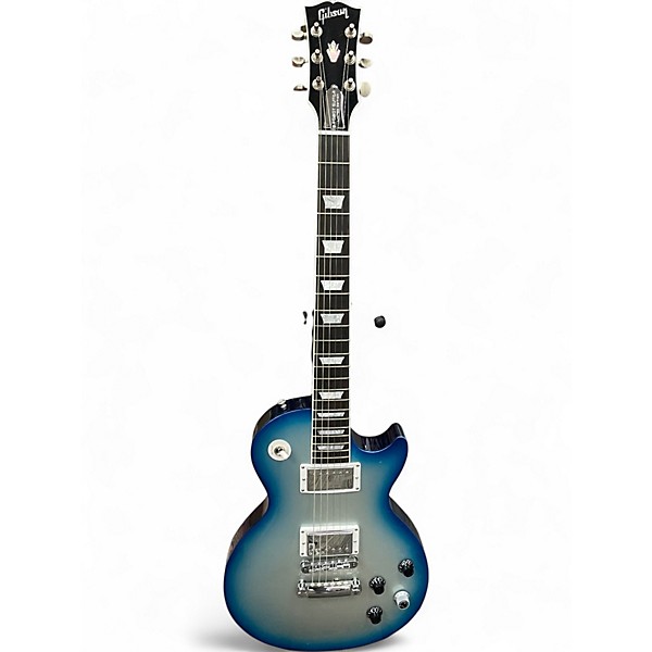 Used Gibson Les Paul Robot Blue Silverburst Solid Body Electric Guitar