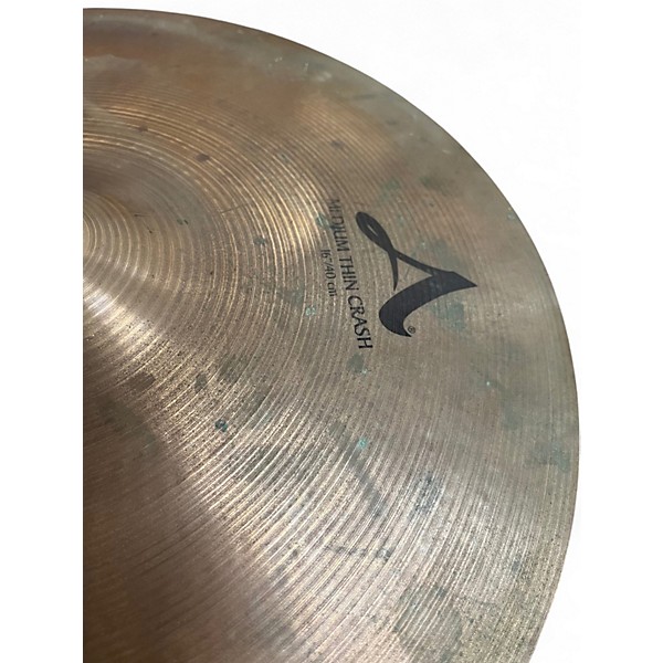 Used Zildjian 16in A Series Medium Thin Crash Cymbal