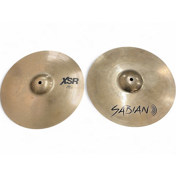 Used SABIAN 14in XSR HIHAT pair Cymbal