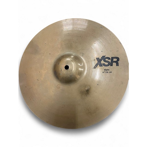Used SABIAN 14in XSR HIHAT pair Cymbal