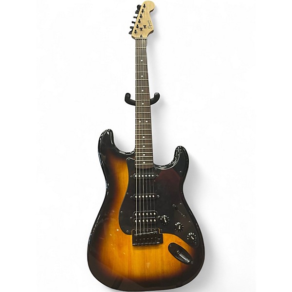 Used Squier Bullet Stratocaster Sunburst Solid Body Electric Guitar