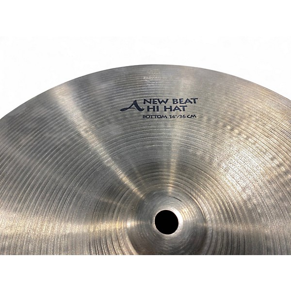 Used Zildjian 14in New Beat Hi Hat Pair Cymbal
