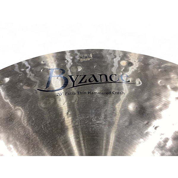 Used MEINL 20in Byzance EX Thin Hammered Crash Cymbal