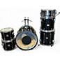 Used Yamaha 6 Piece Stage Custom Black Drum Kit thumbnail