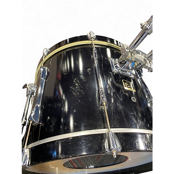 Used Yamaha 6 Piece Stage Custom Black Drum Kit