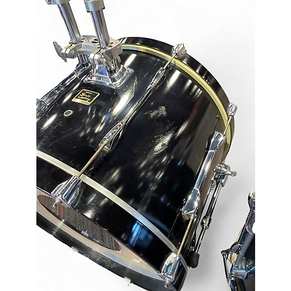 Used Yamaha 6 Piece Stage Custom Black Drum Kit