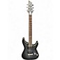 Used Schecter Guitar Research Diamond Series PT Trans Black Solid Body Electric Guitar thumbnail